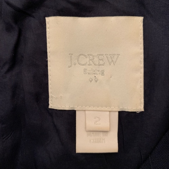 Navy Blue J. Crew Suiting Dress - Picture 3 of 3